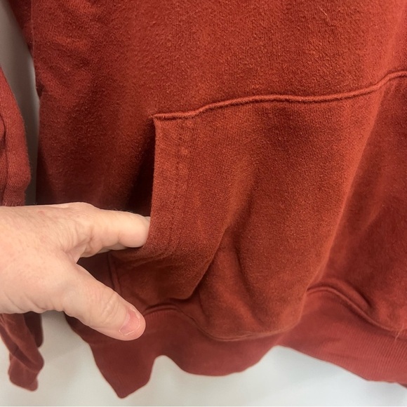 THE NORTH FACE Men's Large Red Bear Pullover Hoodie Sweatshirt TNF - Picture 6 of 15